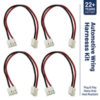 Harness Kabel OEM Kustom 1-160 Inti PVC/Silikon Konektor TE Molex JST Bersertifikasi VDE CE untuk Elektronik Industri Otomotif
