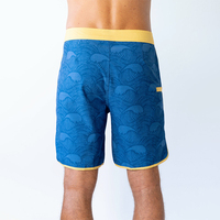Boardshorts de plage en tissu extensible dans les 4 sens, design personnalisé, shorts de surf pour hommes, shorts de plage à séchage rapide pour hommes, vente en gros