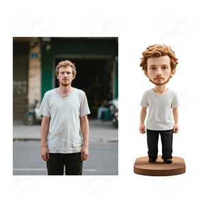 Tượng ảnh tùy chỉnh |   Tượng 3D in hoặc làm bằng đất sét được cá nhân hóa từ ảnh thật |   Quà tặng búp bê thu nhỏ - Product Image 1