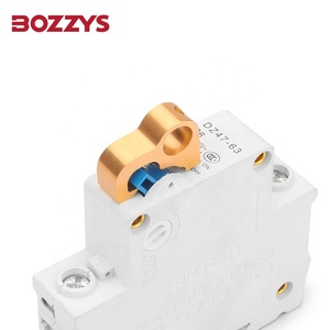 Directo de fábrica Mini aleación de aluminio MCB Bloqueo de disyuntor Dispositivo de seguridad simple con tornillos de montaje para bloqueo de seguridad - Product Image 3