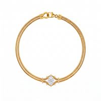 Bracelet coloré à double cordon, avec solitaire en zircon cubique multi-coupes motif soleil, bracelet jonc en corde tressée, bijoux bohèmes, vente en gros d'usine