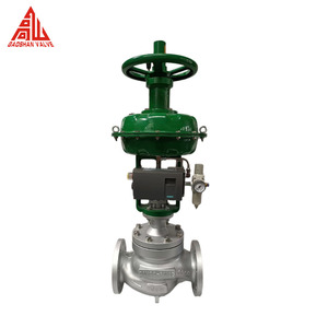 Gjhp cf8 स्टेनलेस स्टील वायवीय डायाफ्राम वाल्व dn100 pn16 नियंत्रण वाल्व - Product Image 1