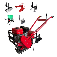 Máquina Agrícola Diésel en Oferta, Tractor Agrícola, Mini Cultivador Rotatorio de Jardín, Cultivadores Motorizados, Arado de Surcos, Cultivador Motorizado