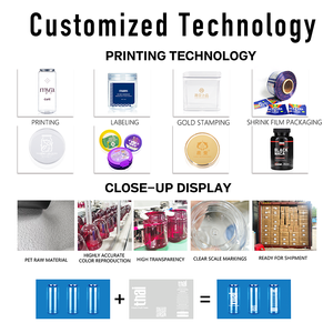 Recipientes de Alimentos de Plástico PET Personalizáveis por Atacado com Tampas 500ml e 850ml Latas para Bolos 5oz e 8oz Latas para Biscoitos - Product Image 3