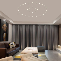 Nouveau 3W 5W 7W 30mm 40mm 50mm 60mm Mini projecteur LED encastré caché anti-éblouissement plafonnier