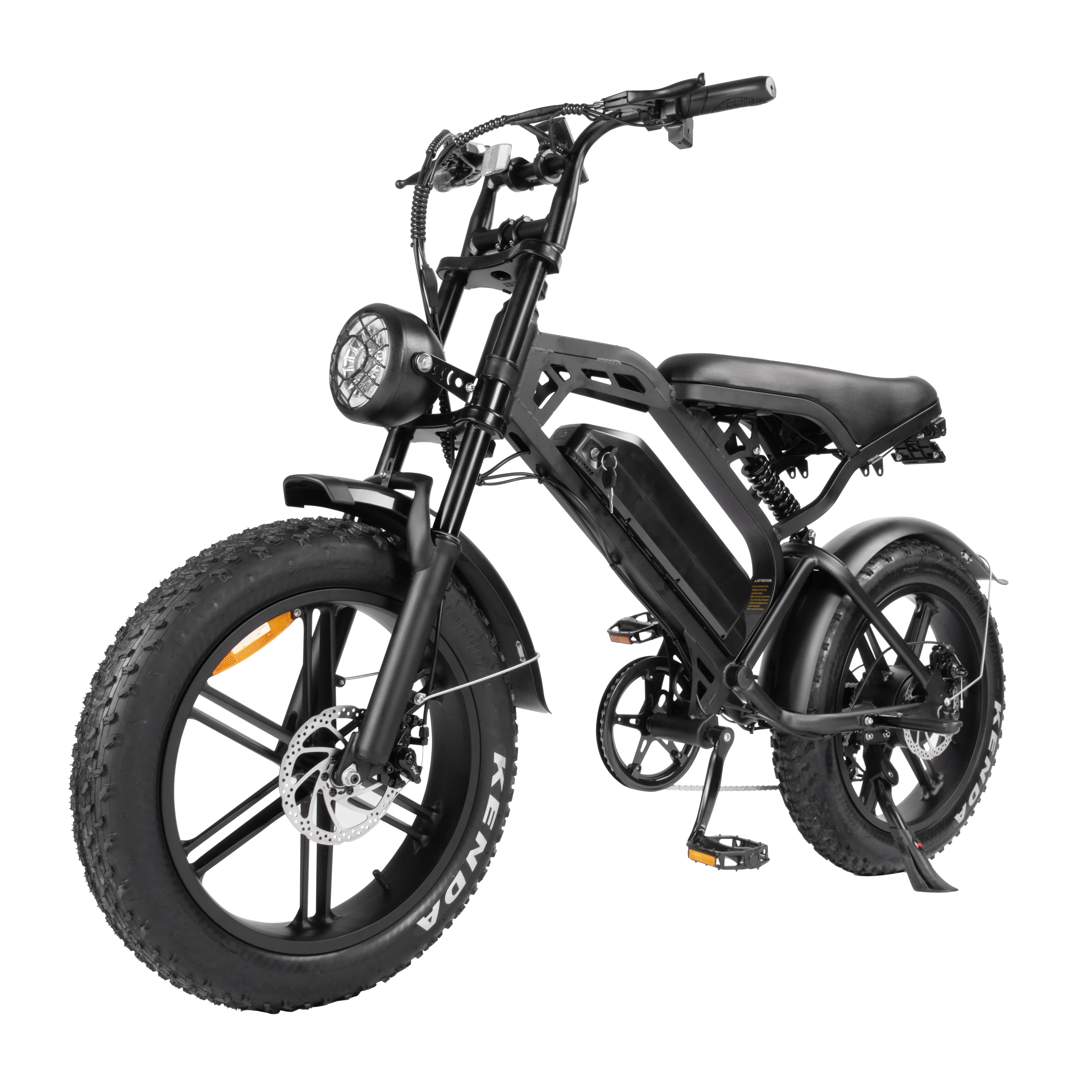 2023 Nieuwe V20 Fat Tire E Bike Sport Elektrische Mountainbike Gratis Verzending Fatbike Ebike Achternaaf Motor Kopen Elektrische Crossmotor