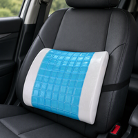 Oreiller tricoté de coussin de soulagement de la douleur de taille de soutien lombaire avec la couverture imperméable et amovible de remplissage de mousse de mémoire pour l'usage de siège de voiture