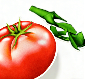 Parche Bordado Personalizado con Diseño de Vegetales, Patrón de Vegetales, Decoración de Ropa, Tomate y Bambú, Aplique Bordado - Product Image 1