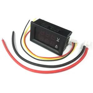 DC 100V 10A Digital Voltmeter LED Display Voltage Tester Ammeter 0.28" Blue Red Current Gauge Voltage Meter