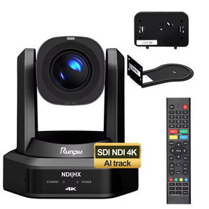 Kamera <span class=keywords><strong>PTZ</strong></span> NDI 30X optik Zoom 4K konferans kamerası AI otomatik izleme Sdi hd Mi Lan Poe canlı akış HD66K-30N