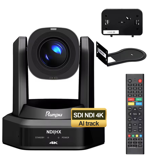 USD652 Free Ship Camera PTZ NDI 30X Optical Zoom 4K Conference Camera AI Tracking Sdi  Lan Poe Live Streaming HD66K-30N