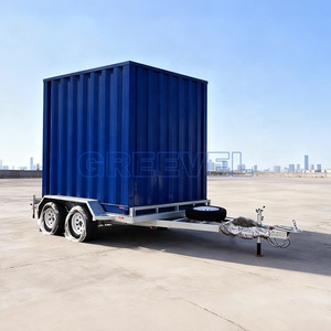 Greevel Mudanza y almacenamiento Soluciones de almacenamiento móvil Remolque de <span class=keywords><strong>muebles</strong></span> con bóveda de almacenamiento extraíble de paquete plano - Product Image 2