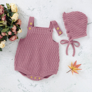 Tutina in Maglia Senza Maniche per Neonati Autunno-Inverno, Pagliaccetto in Cotone per Bambini e Bambine - Product Image 3