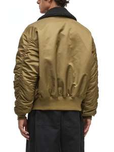 OEM Custom 2025 Novo Estilo Vôo Bombardeiro Jaqueta Inverno Casaco Stand Collar Atacado - Product Image 4