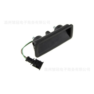 Manija de la puerta trasera del maletero 6Y0827574 para Volkswagen Skoda, pieza de repuesto de metal negro - Product Image 2