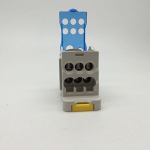 UKK80A de caja de distribución con cubierta de plástico, carril din, bloques de terminales de tornillo con cubierta de seguridad 1 vele alambre conector - Product Image 2