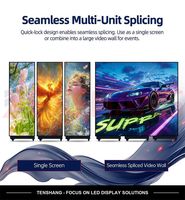Écran LED P2.5, affichage numérique LED pour intérieur, écran vidéo LED sur pied, écran publicitaire pour magasin