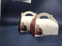 Boîte en papier d'emballage de gâteaux, nouveau Design, moins cher, faite à la main, usine du Vietnam, vente en gros, emballage cadeau personnalisé, en carton