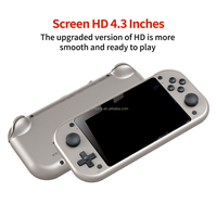 Nouvelle console vidéo rétro portable M17 prise en charge de l'écran de 4 pouces multi-langues WI-FI Connect 64GB Console de jeu portable classique