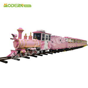 Train extérieur pour parc à thème et aire de jeux, avec couleur et dimensions personnalisées - Product Image 4