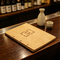 Porte-menu personnalisé A4 A5 avec logo, menu de qualité supérieure pour restaurant, bar, café, boissons, fournitures de mariage