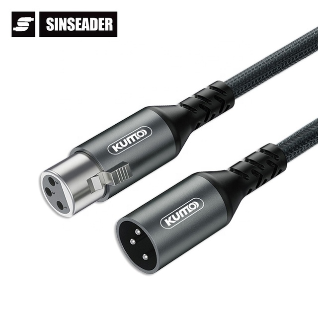 High Quality 3 Pin XLR Male to Female Cable 1M 1.5M 1.8M 2M XLR Cable for Microphone