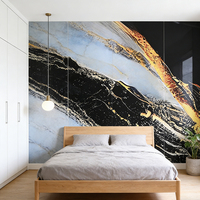 Panneaux muraux en PVC marbré en gros, panneaux muraux UV pour douche, panneaux de revêtement mural pour décoration intérieure, fabricant chinois