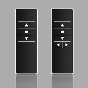 Télécommande sans fil 433 MHz à 3/5 boutons avec portée de 150 m pour porte de garage et automatisation de la maison intelligente, construction en plastique durable - Product Image 1