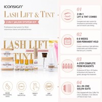 Kit de rehaussement et teinture des cils, kit de permanente et teinture pour cils, ensemble de teinture pour sourcils, logo personnalisé