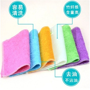 Paño de cocina de fibra de bambú de color sólido, paño de limpieza de cocina multicolor para ollas y sartenes, venta al por mayor - Product Image 2