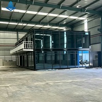 Bâtiment de bureau préfabriqué modulaire et extensible, style ferme, pour dortoir, salle de réunion, atelier portable, garage démontable