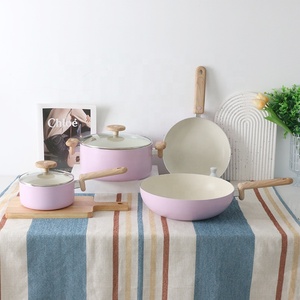 <span class=keywords><strong>Wok</strong></span> de Cocina Comercial de Alta Gama, Nuevo, de Aluminio Morado con Fondo de Granito, Antiadherente, para Inducción - Product Image 4