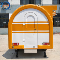 Kiosque alimentaire mobile Yeegoole, chariot à café à vendre, chariot alimentaire mobile chinois CE
