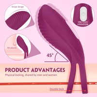 Anneau vibrant pour pénis S-hande, vibromasseur en silicone, anneau pour pénis, retardateur d'éjaculation, jouets sexuels pour hommes, jouets sexuels pour adultes, pénis