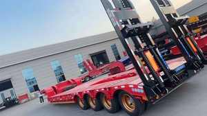 Semirremolque de Plataforma Baja de Alta Calidad de Fábrica Hstar, 2 Ejes, 40t, Tamaño de Plataforma Personalizado - Product Image 6