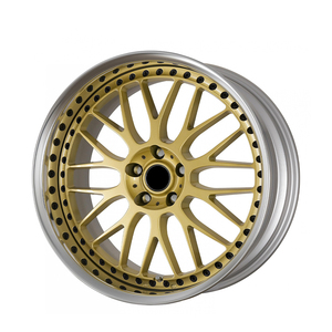 Jantes forgées sur mesure en 3 parties, entièrement inversées, 18x7 à 20x15, à rayons dorés et à déport profond pour Nissan Silvia S13 S14 - Product Image 1