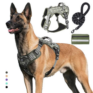 Tactiek Slijtvast Bijtvast Hondentuig Voor Grote Honden Gewatteerde Knop Geen Trekontwerp Voor Training Groothandel - Product Image 2