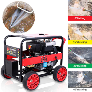Kuhong - Nueva Hidrolavadora de Alta Presión de Acero Inoxidable, Motor Diésel de <span class=keywords><strong>20</strong></span> HP, 2900 psi, 10.6 GPM, 40 LPM, para Limpieza de Alcantarillado - Product Image 5