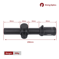 Lunette de tir Cuinfi Tstorm 1-10x28IR FFP avec illumination LPVO, verre ED japonais, réticule tactique, accessoires de chasse
