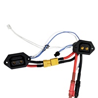 Kustom Pabrik XT90 konektor tipe D daya 2 Pin & kabel 6 Pin Harness untuk skuter