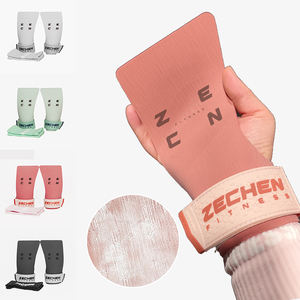 Zechen pegangan tangan kebugaran, Non-slip bahan karet berwarna, pegangan tangan selempang tanpa kapur - Product Image 2