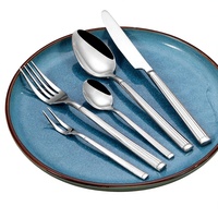 Ensemble de couverts de mariage au design créatif, couteau, cuillère, fourchette en acier inoxydable 304, ensemble de couverts avec poignée en colonne romaine, ensemble de couverts en or