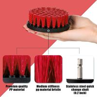 14pcs-set 33sets-ctn Combinaison Power Scrubber Attachments Case-Closed Drill Brush Set Car Carpet Tile Wort Cleaning