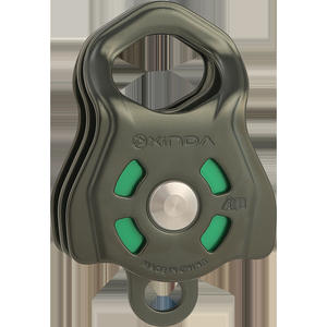 Polea Doble Xinda de Aleación de Aluminio de Alta Resistencia 8.6x13.6cm, Anodizado Duro, Equipo de Escalada y Rescate - Product Image 2