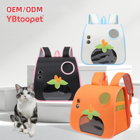 Sac à dos respirant pour animaux de compagnie, motif carotte mignon, sac de transport pour chat, sac à dos portable pour petit chien, idéal pour les voyages en extérieur
