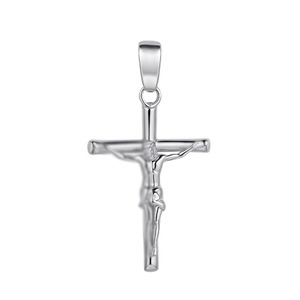 18k Vergoldete Lange Kupferkette mit <span class=keywords><strong>Jesus</strong></span>-Kreuz-Anhänger, Christus-Kruzifix-Halskette, 18k Vergoldeter Kreuzanhänger - Product Image 6