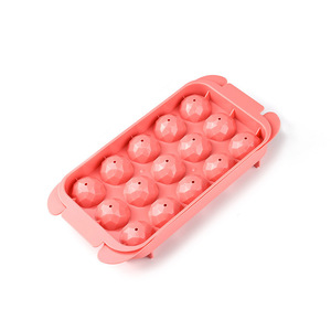 Cross Border 15-Hole Silicone <span class=keywords><strong>Mini</strong></span> <span class=keywords><strong>Ice</strong></span> <span class=keywords><strong>Cube</strong></span> Mold Fácil Demold Household Esférico Molde De Plástico para Ferramenta de Sorvete Sustentável - Product Image 6