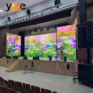 Yake nhà máy giá rẻ 100 120 inch p3.91 TV đầy đủ màn hình phẳng 2k 4k OEM Nhà cung cấp quảng cáo mềm linh hoạt HD sân khấu Màn hình LED - Product Image 3