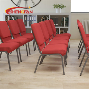 Chaises d'église populaires <span class=keywords><strong>à</strong></span> prix avantageux, chaises d'<span class=keywords><strong>évêque</strong></span> en fer, tissu et cuir, couleur marron, chaises de pasteur d'église - Product Image 3