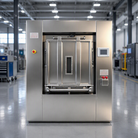 Machine à laver à double porte pour isolation sanitaire